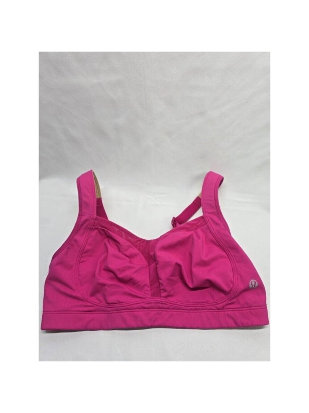 Lululemon Ta Ta Tamer III Pink Bon Bon- Size 34D- No Padding Inserts